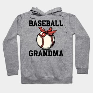 Funny Baseball Grandma Funny Baseball Lover Birthday Gift For Grandmother Grandparents Day Hoodie